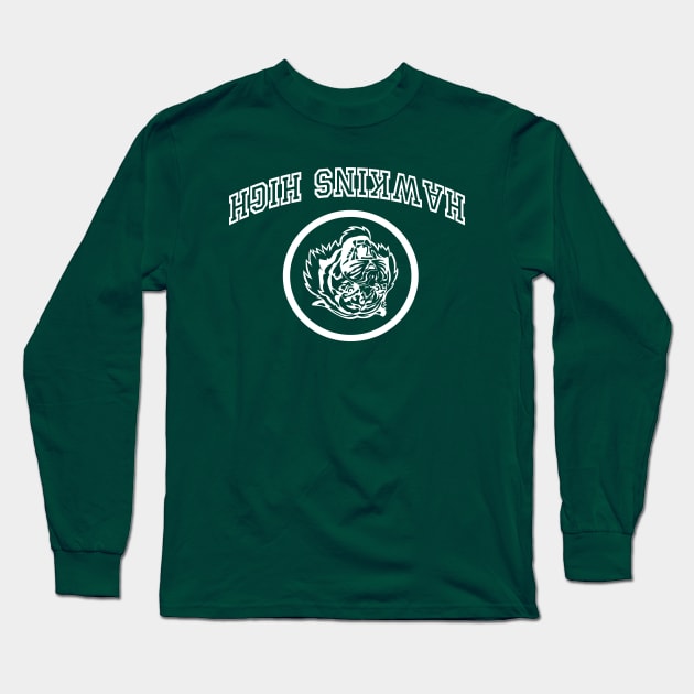 Upside Down High School Long Sleeve T-Shirt by PopCultureShirts